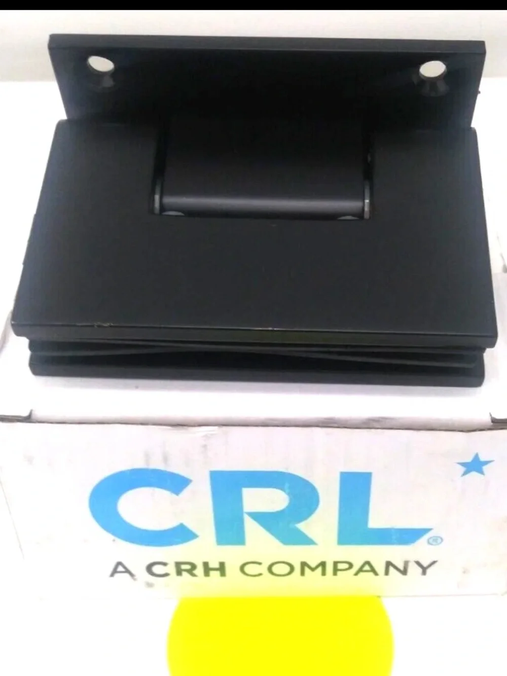 CR Laurence Geneva Series Wall-Mount Shower Door Hinge Matte Black